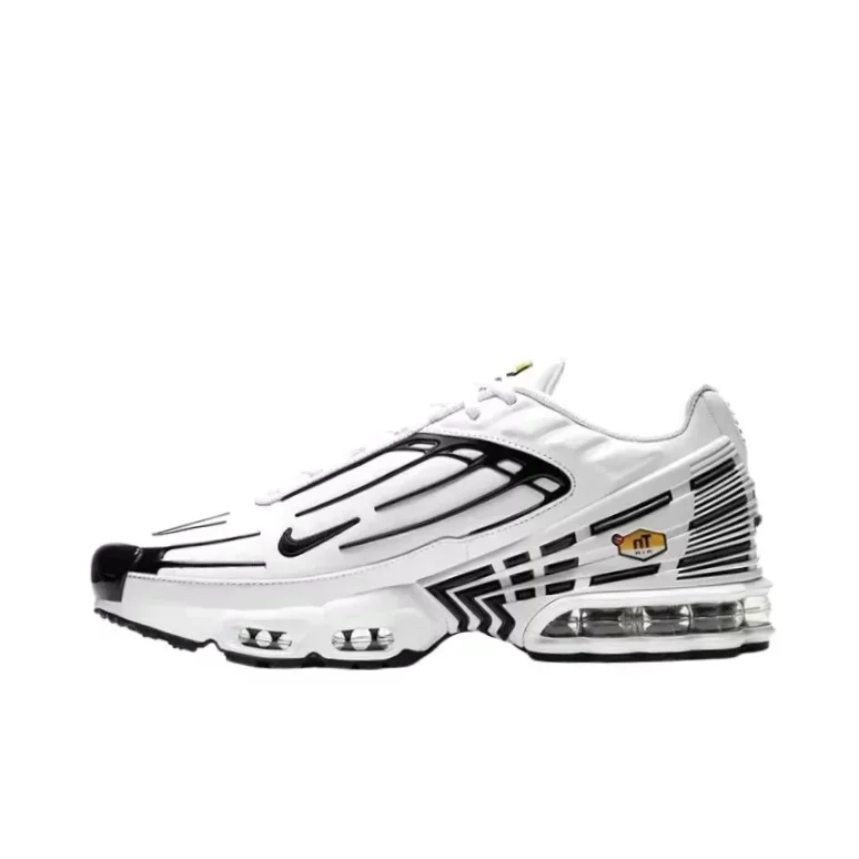 Nike Air Max Plus TN blanco negro clásicos ligero cómodo resistente al desgaste zapatos para correr para hombre zapatillas deportivas con cojín de aire