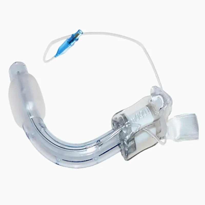 Disposable Transparent 2.5mm-10mm Cuffed Tracheostomy Tube Cuff Inflation Valve Surgical
