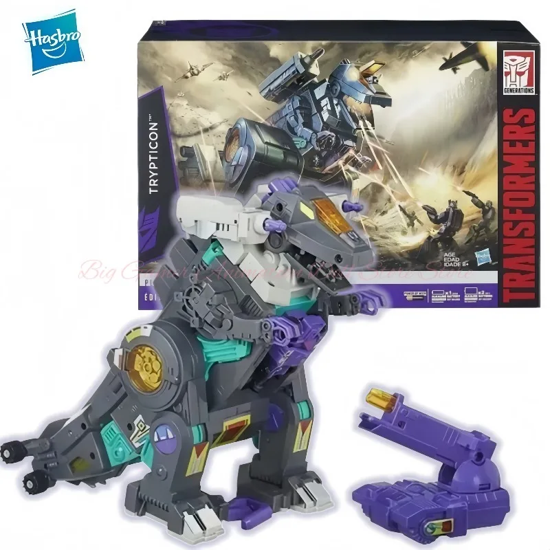 

Hasbro Transformation Toys G1 Series Platinum Edition Titan Class Trypticon Electric Walking Anime Character Model Toy