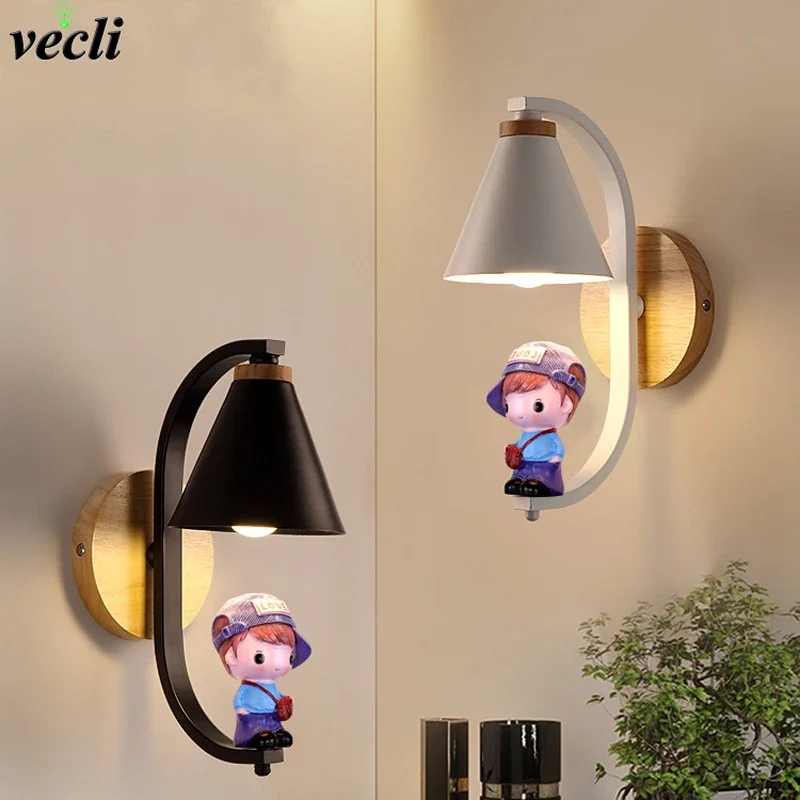 

Nordic Led Wall Lamp Modern Bedroom Bedside Lamps Living Room Corridor Decoration Sconce Wall Lights Fixtures E27