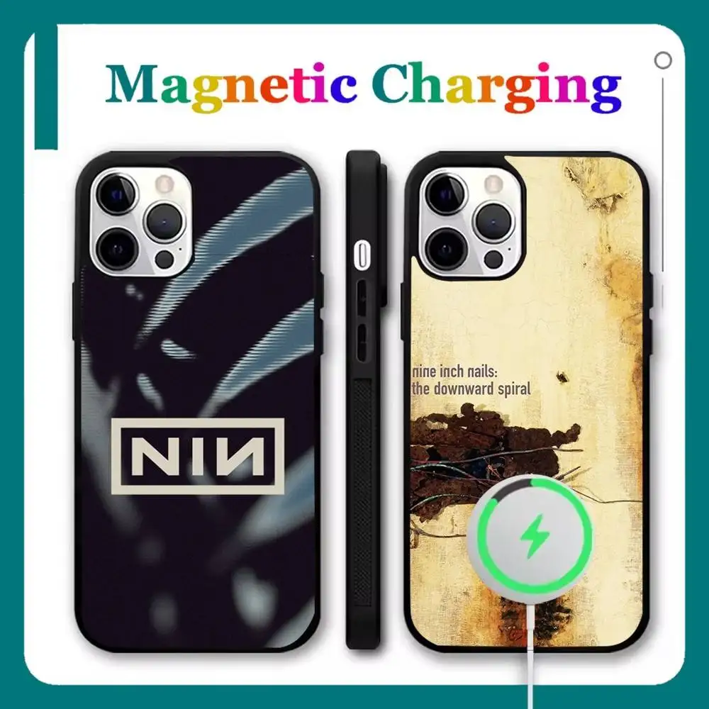 

Nine Inch The Downward Spiral Phone Case For iPhone 17,16,15,14,13,12,11,Pro,Max,Plus,Mini,Air,SE Magsafe Wireless Charging