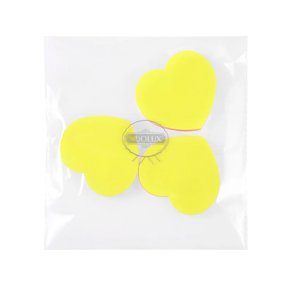 3 قطعة دفاتر ملاحظات لاصقة قابلة للإزالة على شكل قلب قابلة لإعادة الاستخدام ذاتية اللصق مذكرة زمنية للمنزل والمكتب والمدرسة والكلية #1