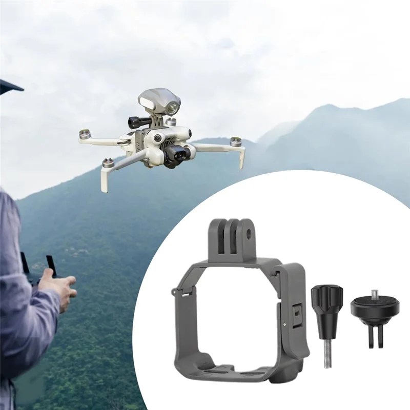 ABSQ-حامل توسيع متعدد الأغراض لأجزاء تركيب Dji Mini 4 Pro لـ Insta360 Ace Pro/Action 4