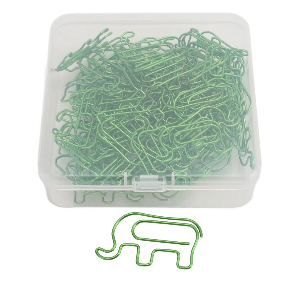 100-clips-de-papel-em-forma-de-elefante-com-caixa-de-armazenamento-34-18mm-clip-de-papel-em-forma-de-animal-compacto-e-portatil-em-aco-inoxidavel
