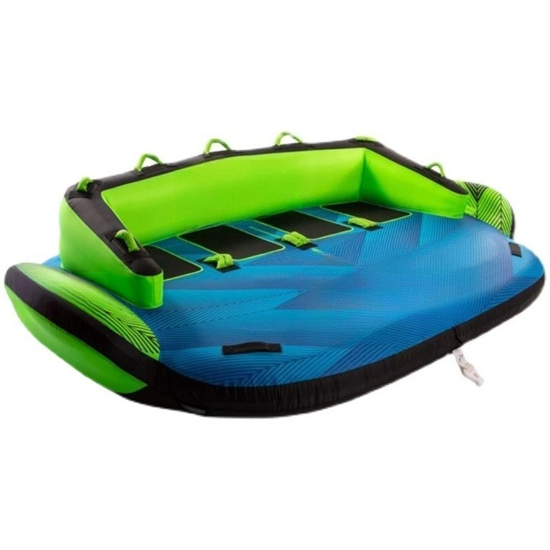 Canapé gonflable d'eau, lanchaud à moteur, remorquage d'eau, anneau de remorquage gonflable, jouets d'eau