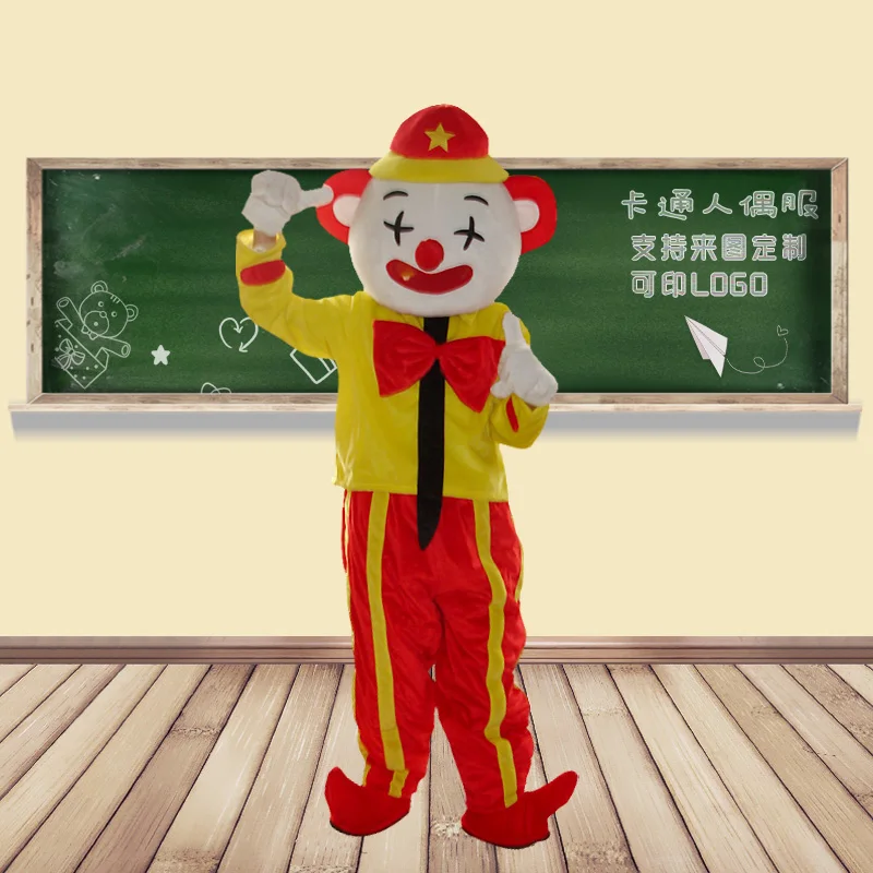 New Clown Mascot Costume Cosplay Clown Mascotte Fancy Dress Character Carnival Halloween Christmas Celebration Animal Costume