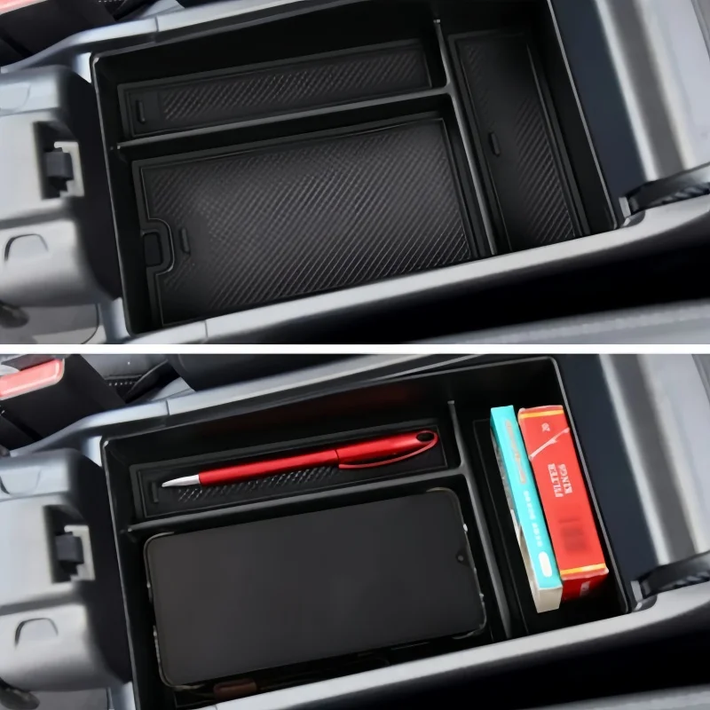 Para honda zrv ZR-V 2022-2024 abs caixa de armazenamento de apoio de braço do carro bandeja console central titular recipiente organizador interior acc