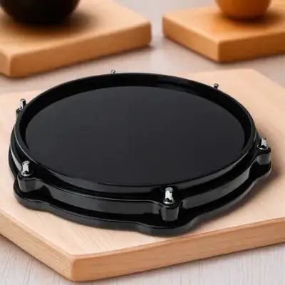 

Eva Rubber Practice For Beginner Drummer Dumb Pad Durable Drum Accessory Adjustable Volume Control Practice Drum Pad For Home