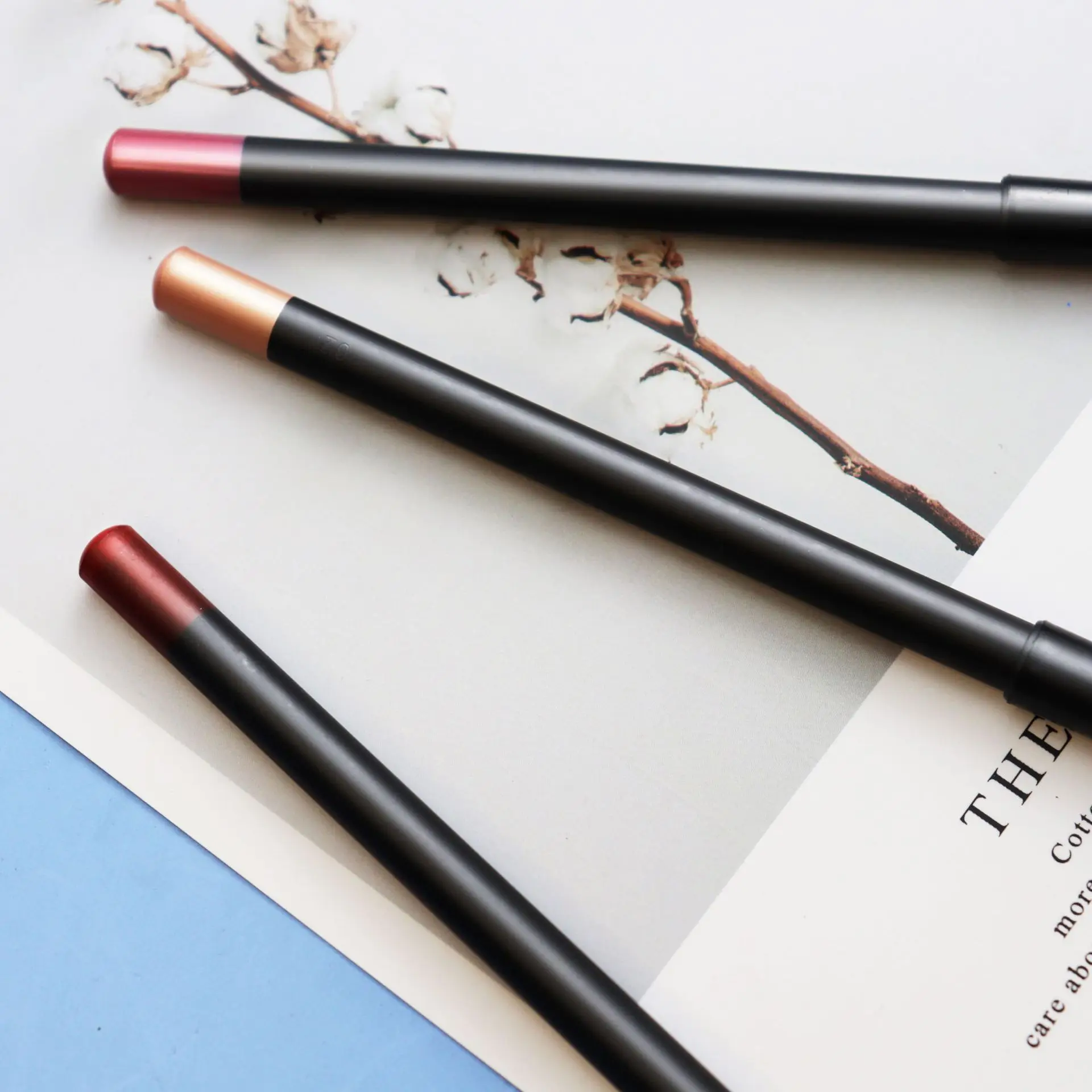 Private Label12-Color lipliner multifunctioneel crème glad lippotlood