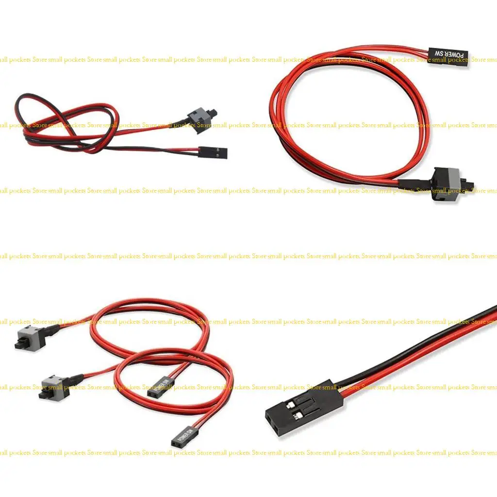 R1WD 2 Pin Sakelar Komputer Sakelar Kabel Kabel Sasis Boot Line Reset Line Power 2PK