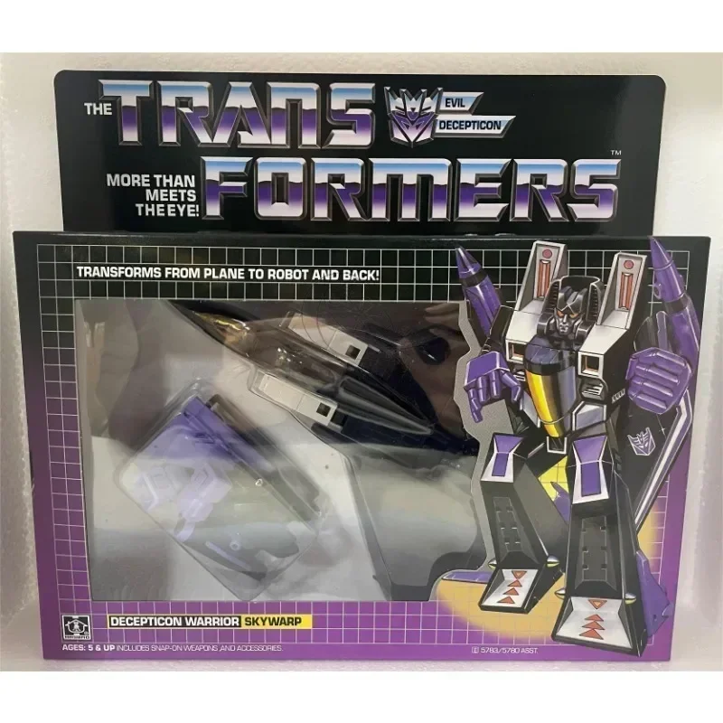 In stock Transformers toys US version G1 84-86 KO Skywarp Model Robot Collection Action Figure Toy Gift Hobby