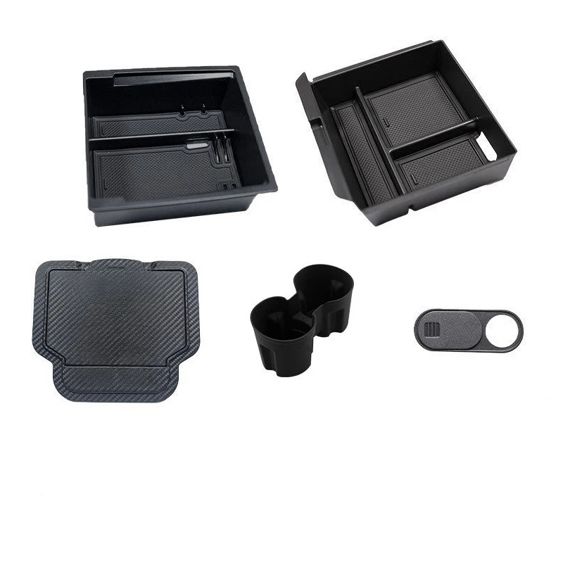 

5pcs/set 7pcs/set Center Hidden Box Holder Console Organizer Storage Box For Tesla Model 3 Highland Model Y Juniper 2024 2025
