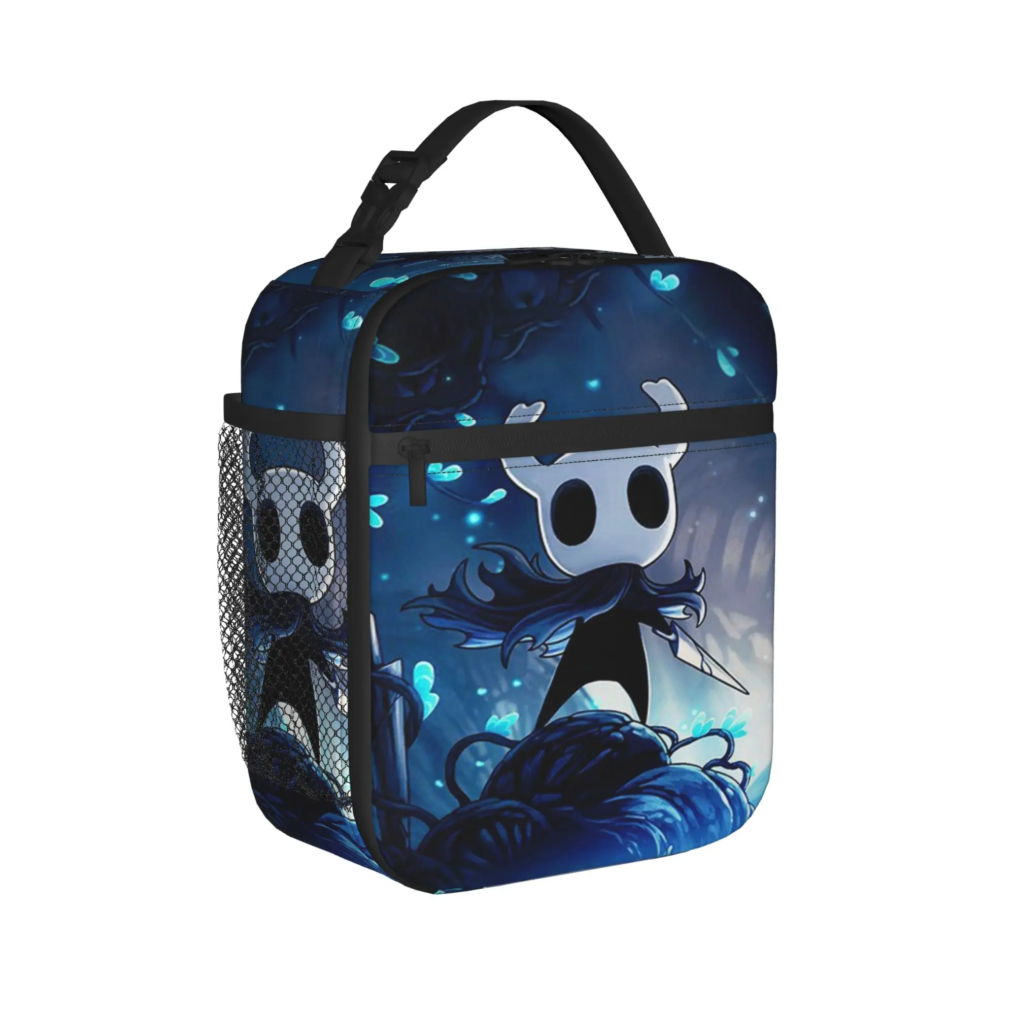 Hollow Knight Silksong The Knight Insulated Lunch Bag High Capacity  Reusable Cooler Bag Tote Lunch Box Bento Pouch