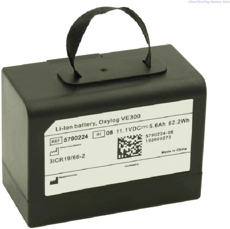 11.1V 5600mAh Medical Battery 5790224 SE301151 for Drager Oxylog VE300