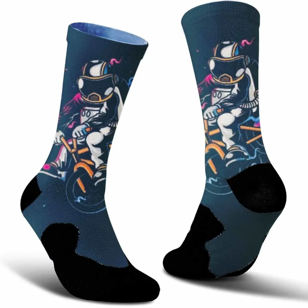 

2025 New Space Astronaut Print Cycling Socks | Breathable & Sweat-Absorbing | Trendy for Outdoor Enthusiasts