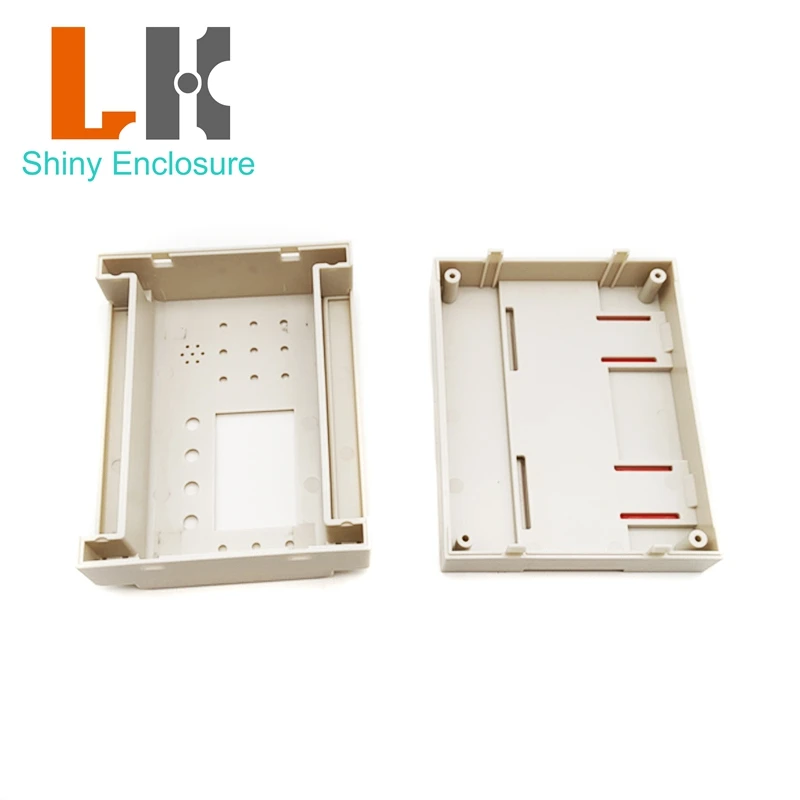 LK-DR46b Abs Project Box Oem Plastic Abs Case Din Plc Enclosure Din Rail Electronic Housing Control Switch Box 120x95x59mm