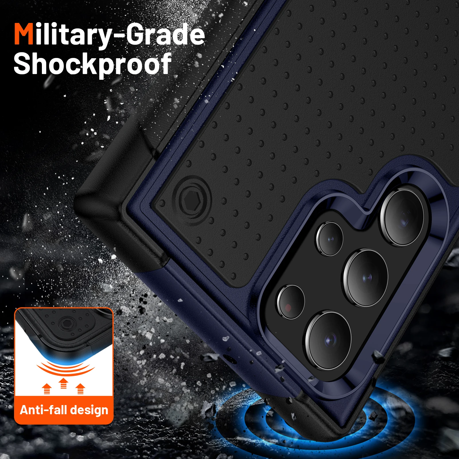 Hybrid Rugged Shockproof Armor Case For Samsung Galaxy S24 Ultra S25 S23 S22 Plus S21 FE S20 S10 A53 A73 A12 A22 A32 Phone Cover