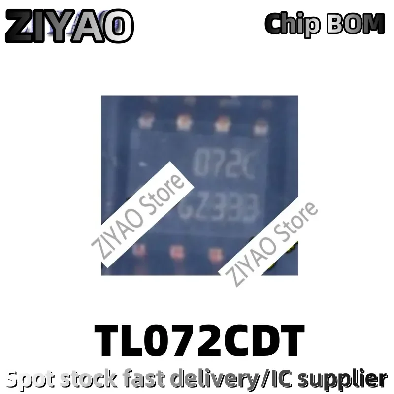 1PCS ATL072 TL072CDT 072C operational amplifier chip dual 4MHZ 16V SOP-8