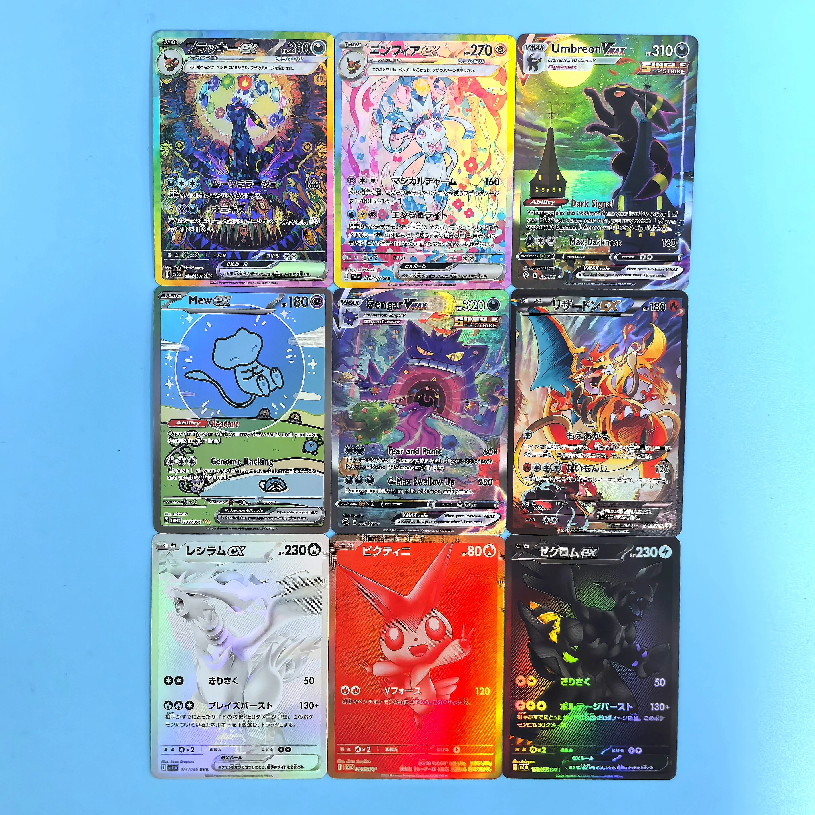 

DIY PTCG Collection Cards Pokemon UMBREON EX SPECIALILLUSTRATION RARE Self Made Single Card Classic Game Anime Card Gift Toys