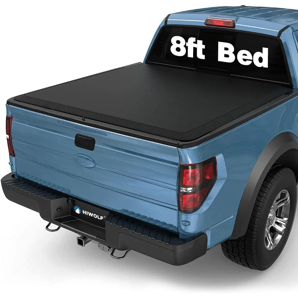 غطاء تونيو ناعم قابل للطي لسرير الشاحنة يناسب 1999-2016 F250 F350 F450 سرير فائق التحمل مقاس 8 بوصات (97 بوصة) |   PR3 |