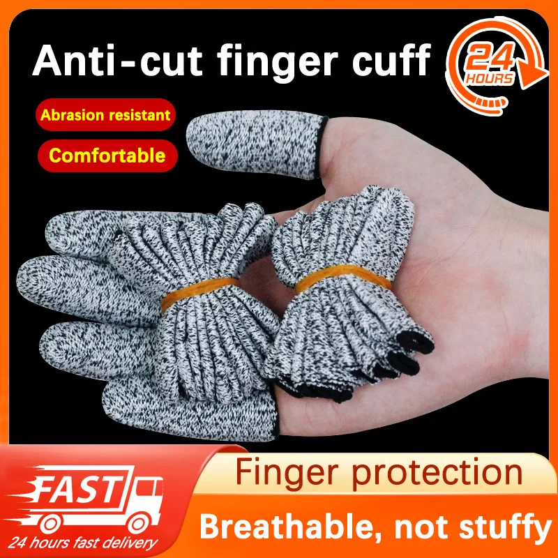 Finger Protection Reusable Cut Resistant Finger Gloves, Thumb Protectors, Finger Covers, Glove Removers, Kitchen Accessories