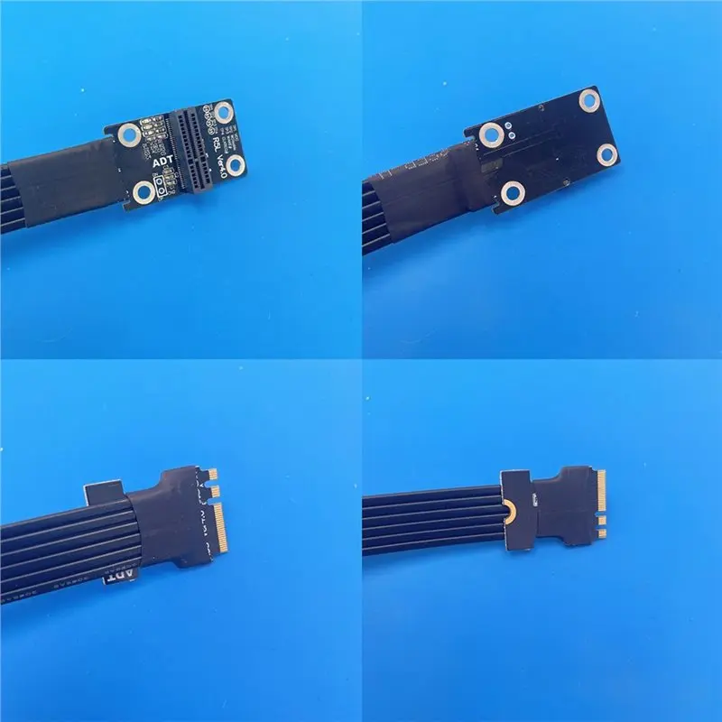 ADT-Link M.2 Key A.E. Wifi Card Extension Cable PCI-E 4.0 X1 For Motherboard Extender