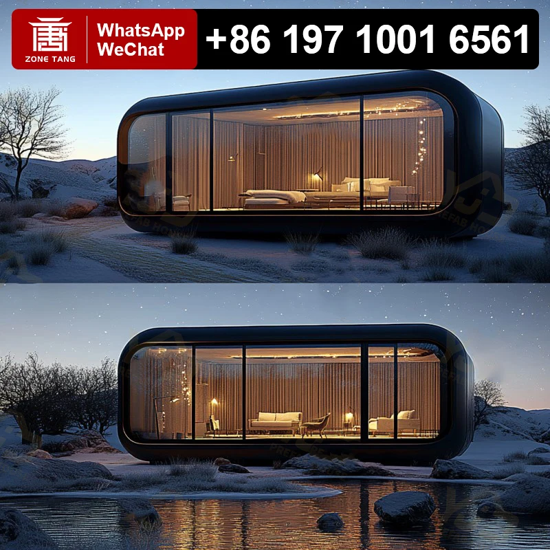 

Good Quality Outdoor Garden House Customize Design Apple Capsule House Low Cost Prefabricated Houses Hot Selling Factory Price
