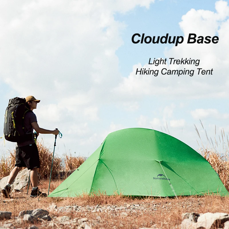 Naturehike Cloudup Base Ultralight Trekking Tent Travel Hiking Outdoor Waterproof Tents Three-Season Tent Quick Automatic Open