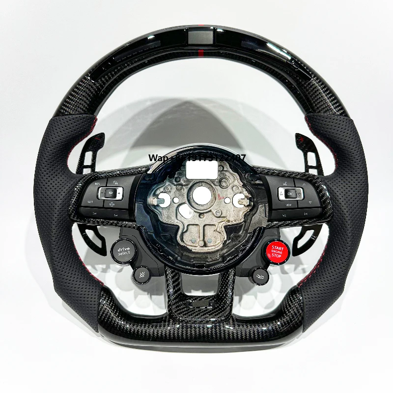 

Suitable for Golf GTI MK7 Polo GTS GTD GTE R CC R-Line Can Be Customized Carbon Fiber Car Steering Wheel