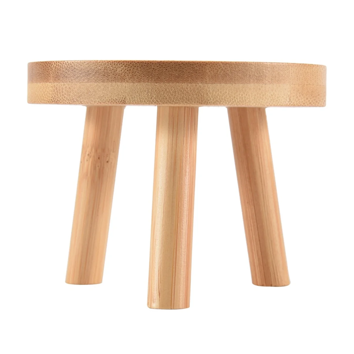 Support de plante en bois pour intérieur et extérieur, support de base de pot de fleur, tabouret haut, étagère à fleurs ronde succulente de balcon