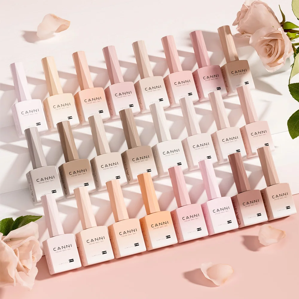 CANNI ヘマフリー ネイルジェルポリッシュ 秋ネイル マイラードカラーコレクション セミパーマネント ダイヤモンド ロングウェア トップコート 9ml