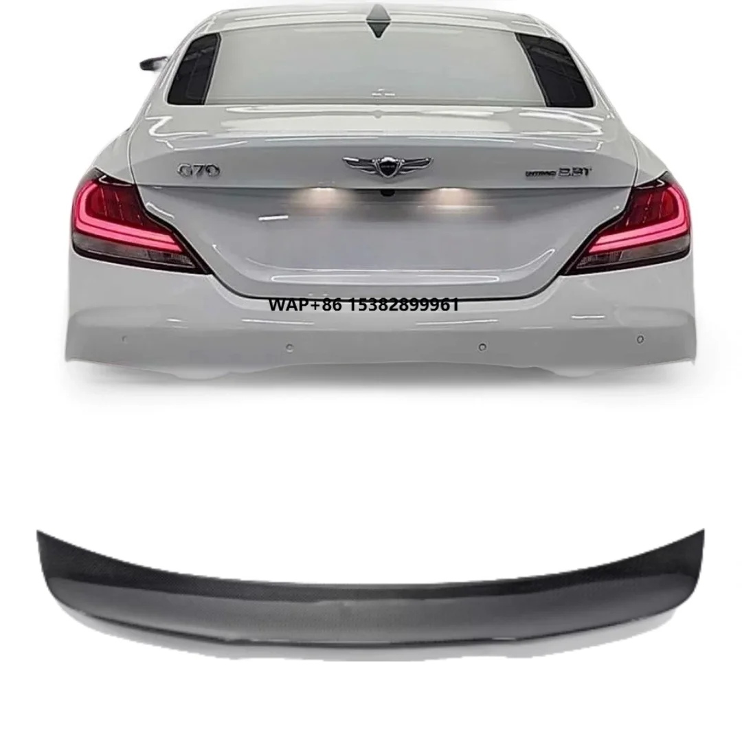 

2022 G70 Facelift EPA Type 1 Carbon Fibre Rear Spoiler Tail Wing Rear Diffuser Carbon Apex Polished Finish
