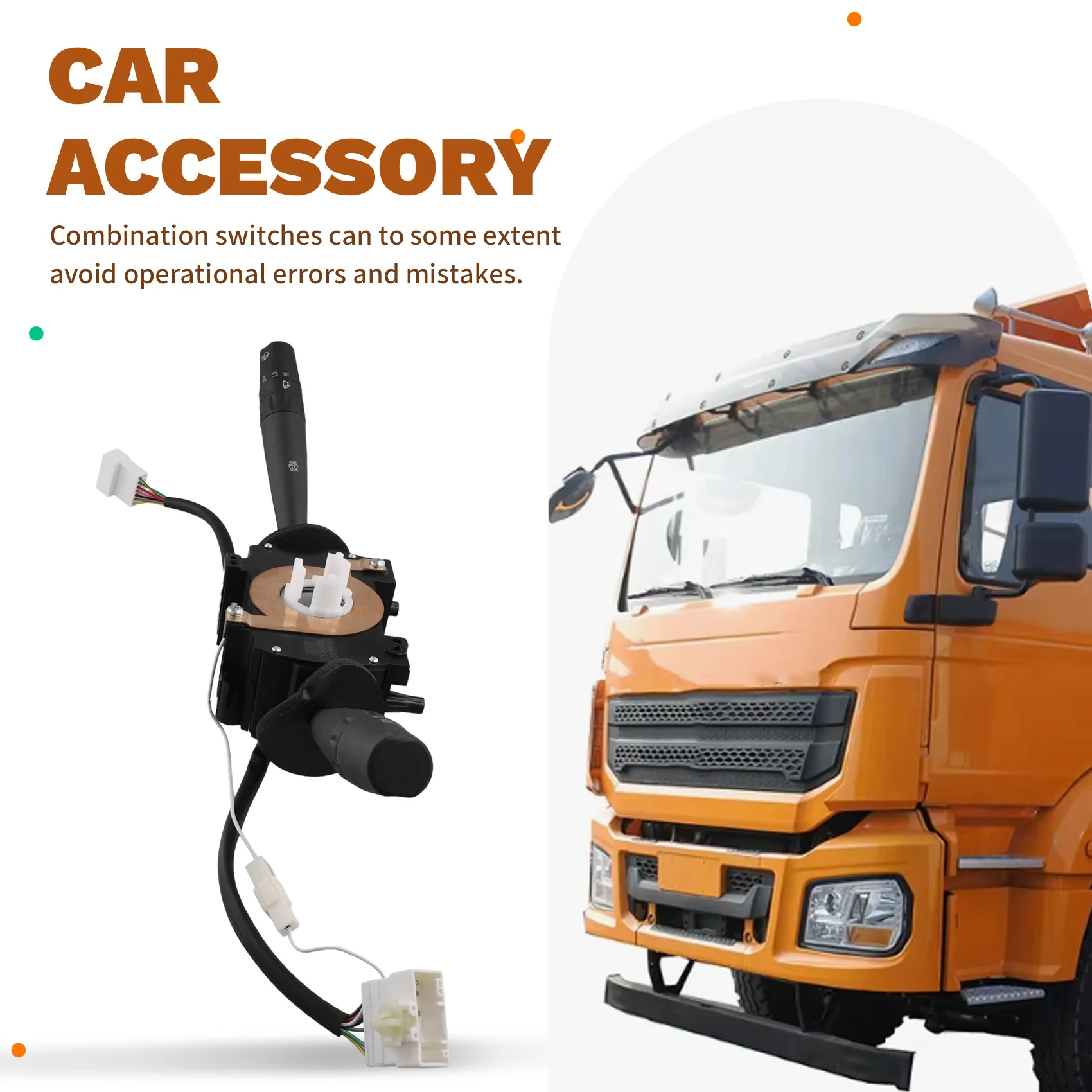 

Car Combination Switch DZ96189584636 For M3000H3000 For SHACMAN Truck M3000 LHD