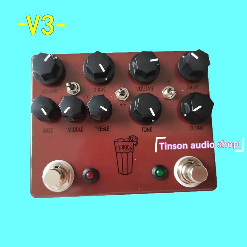 DS AVI New For JHS Sweet Tea V3 Overdrive Distortion Pedals Effector Guitar accessories DIY，add broadcast,has two style sounds