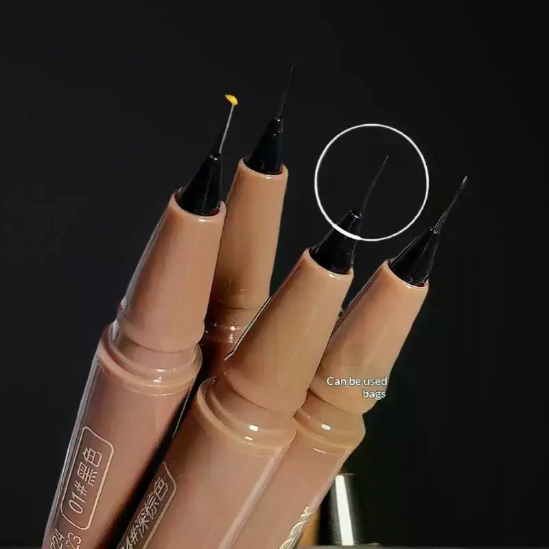 Gege bear Płynny eyeliner w pisaku Wodoodporny Długotrwały Eyeliner w Kształcie Jedwabnika Odporny na rozmazywanie Szybko i Gładko Się Wysychający Makijaż Oczu