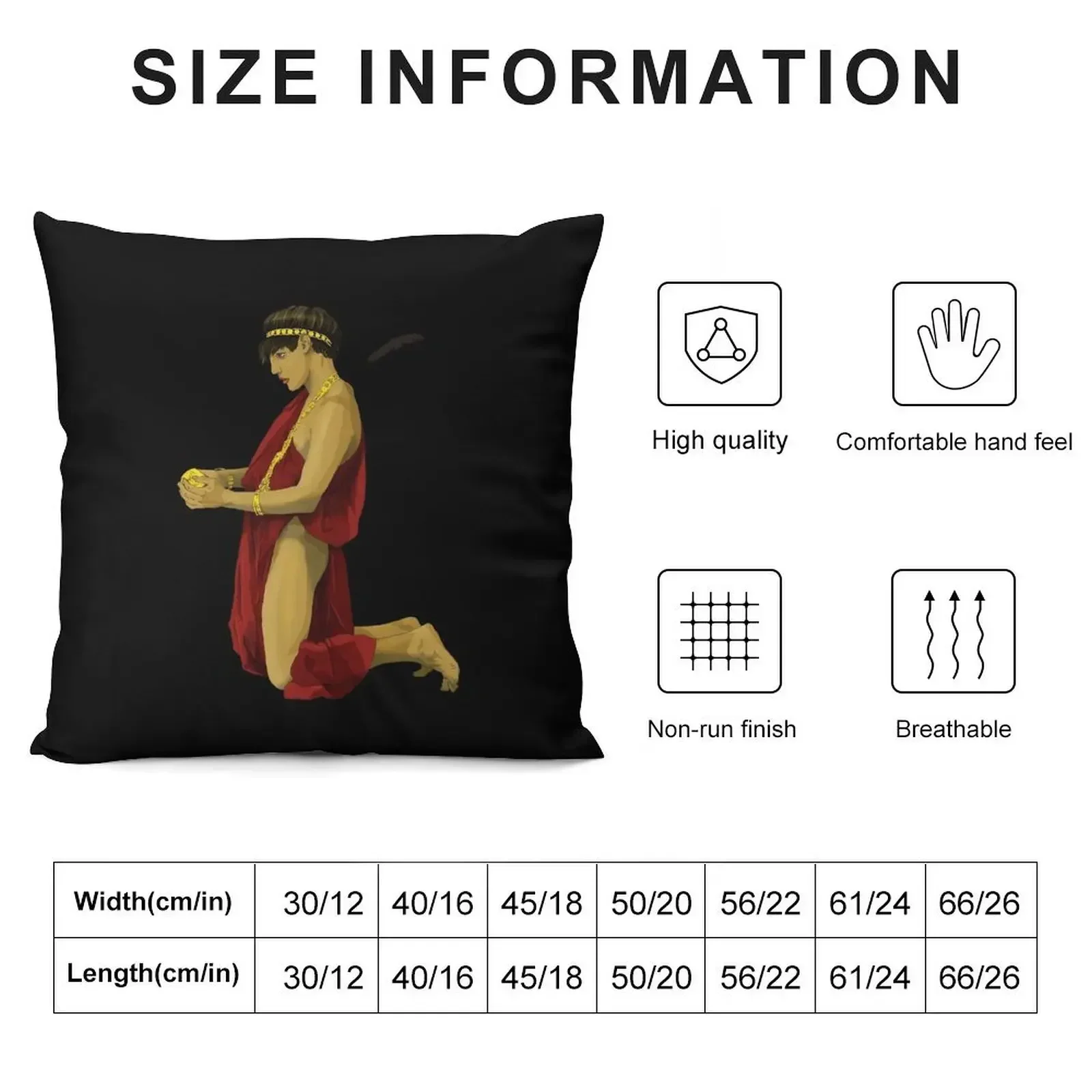 Ganymedes Throw Pillow Luxury Pillow Case Decorative Cushion pillow