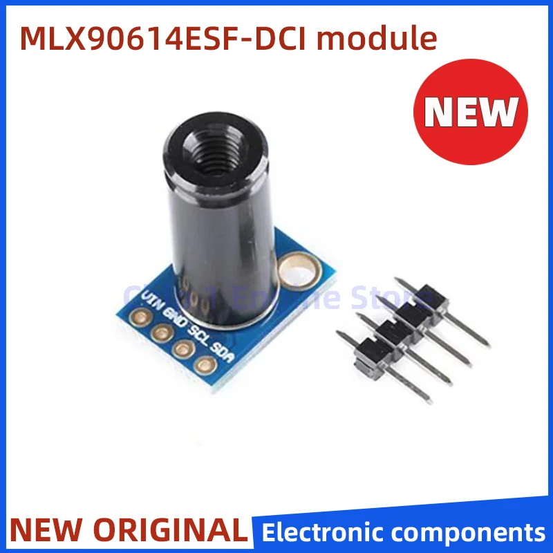 GY-906 MLX90614ESF-DCI High precision infrared temperature sensor module 50cm-1m long distance temperature monitoring