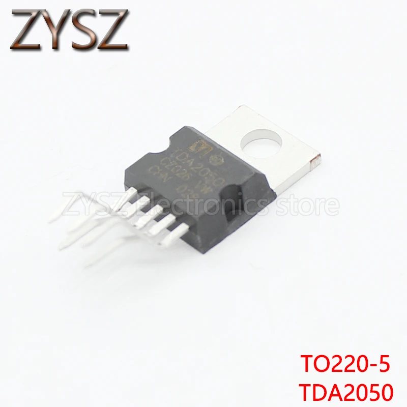 10PCS TDA2050A TDA2050 TO220-5 TO220  audio power amplifier board amplifier integrated block IC chip in-line