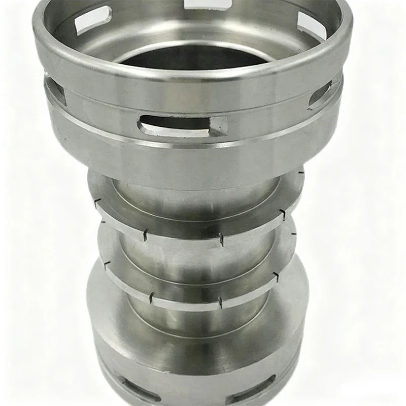 Usinagem CNC personalizada Forros de aço inoxidável de nível industrial 304 Peças de precisão não padronizadas CNC de aço inoxidável