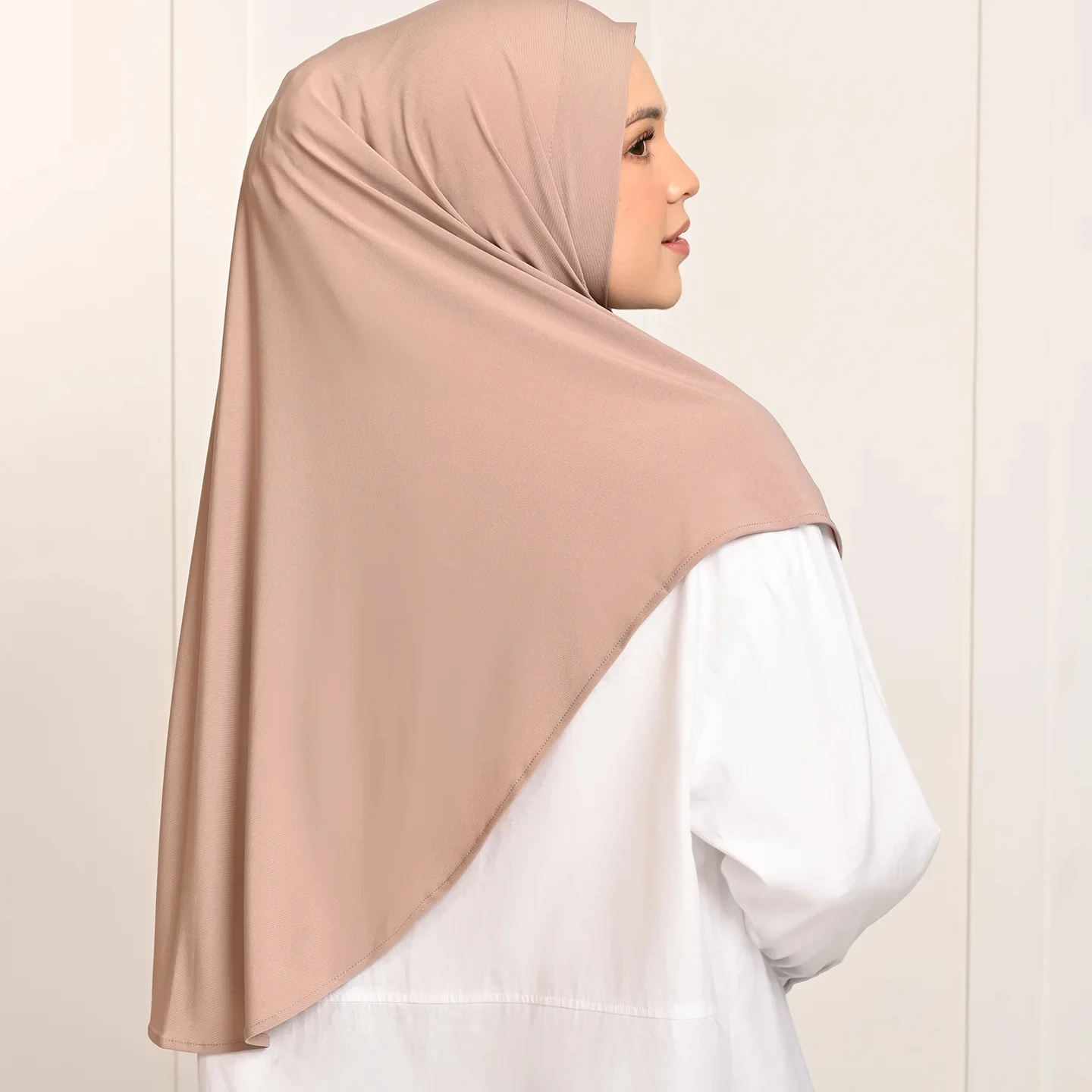 Hijabs musulmanes instantáneos para mujer, Hijab interior de cáñamo de algodón de Color sólido, turbante islámico, pañuelos para la cabeza fáciles