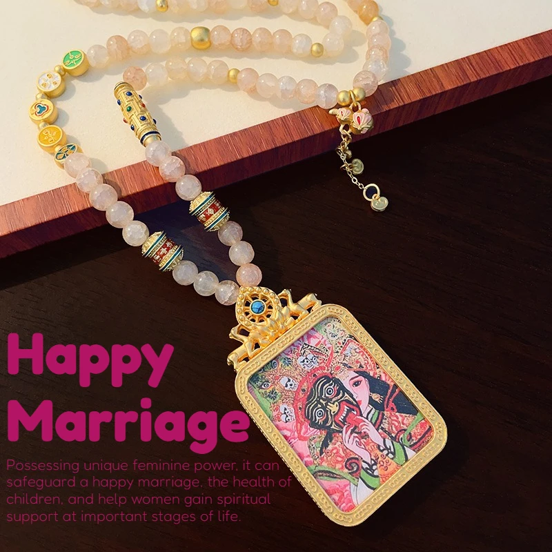 

Тематическая роспись в тибетском стиле и присутствие жизни Тханка, ожерелье, кулон, богатство, счастливые бракские бои, подвесной орнамент, гвардия