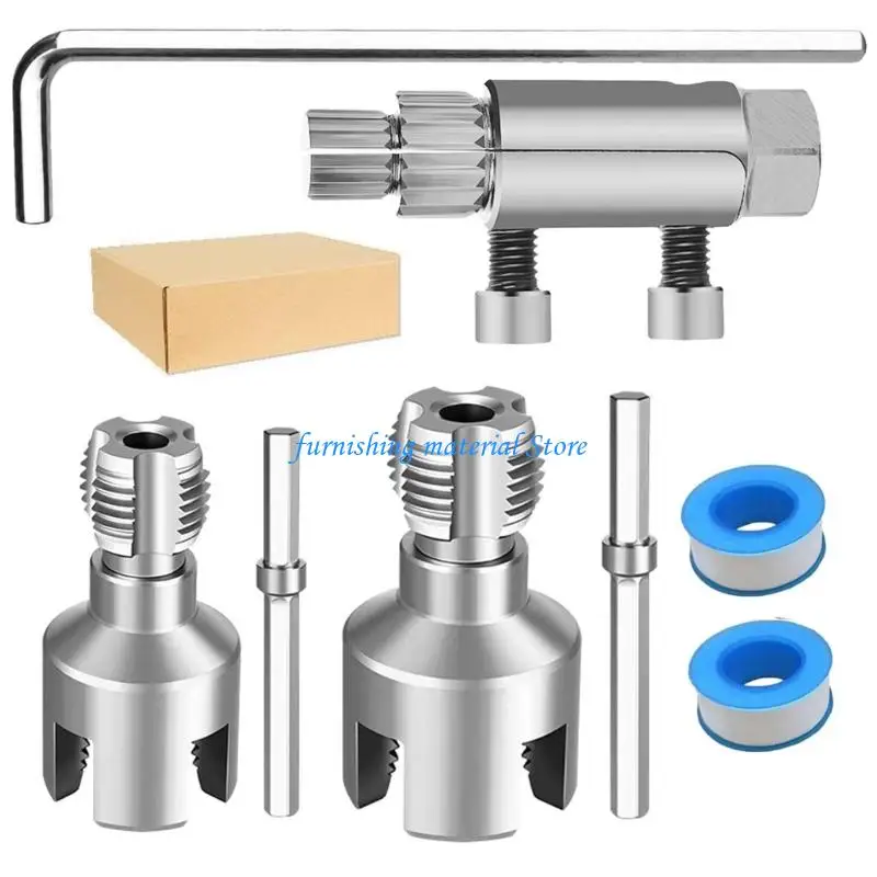 

Y5GD Pipe Threader Pipe Round Die 1/2'' 3/4'' Water Pipe Internal Thread Opener