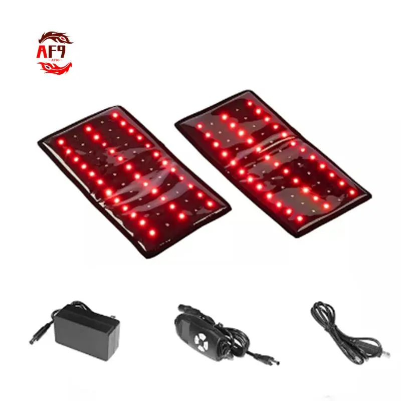 

AF90-LED Arms Slimmer Pads 660Nm850nm Near Infrared Red Light Therapy Device Red Light Wraps For Pain Relief US Plug