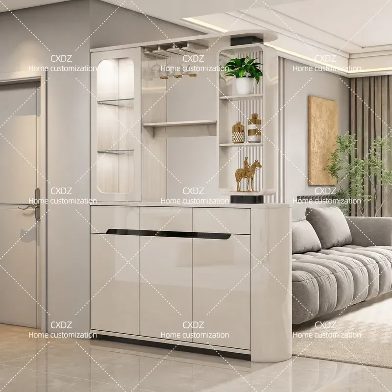 Home entryway partition entryway cabinet, shoe cabinet, wine cabinet,