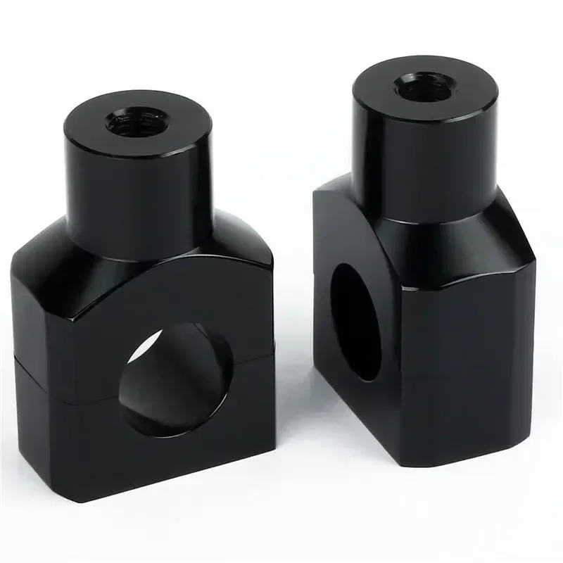 

Motorcycle Shorty 25MM Handlebar Risers Clamp for Harley Fatboy Dyna Sportster Touring Cruisers ,Choppers ,Metrics