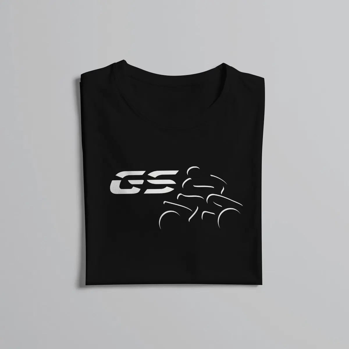 GS  T Shirt Punk Crewneck TShirt Polyester Short Sleeve