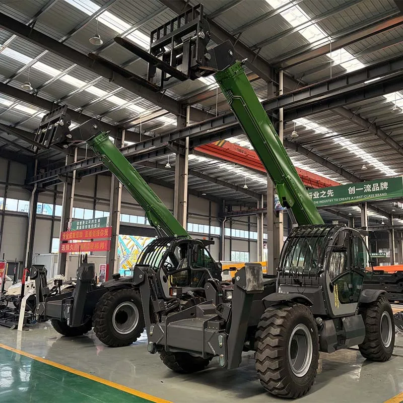 5 ton Cargo Handling Telescopic Boom Forklift Telehandler with Cabin Heavy Material Lifting Construction Equipment
