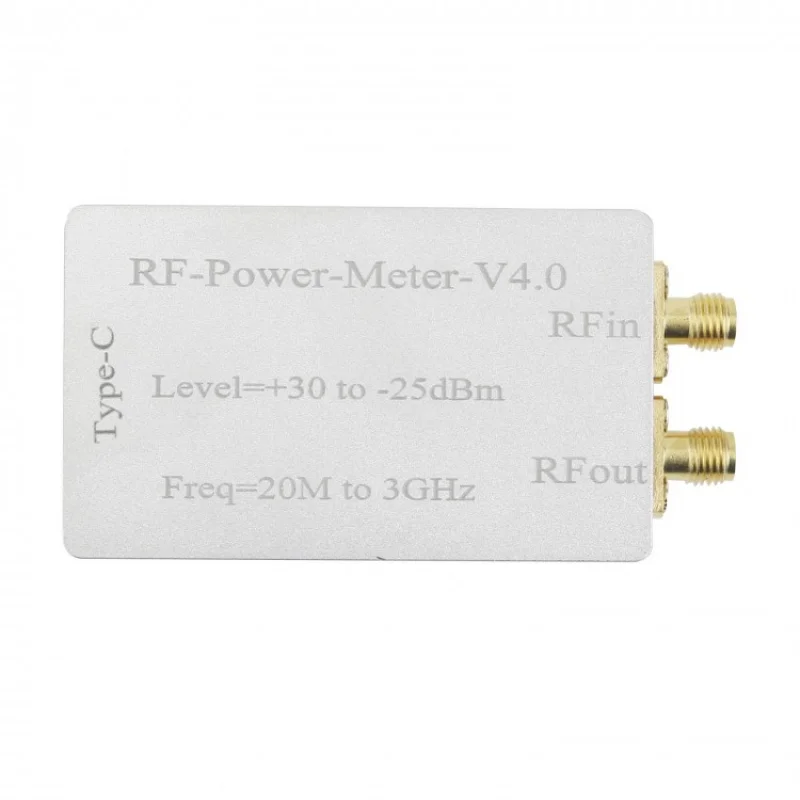 

20M-3GHz USB Pass-Through RF power meter Tester w/ Aluminum Alloy Shell RF---V4.0