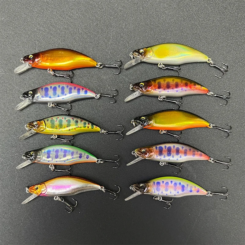 4.2g 51mm Mini Sinking Minnow Lure Pesca GH51 HUMPBACK Artificial Fishing Hard Bait for Perch Stream Trout Lure Fishing Supplies