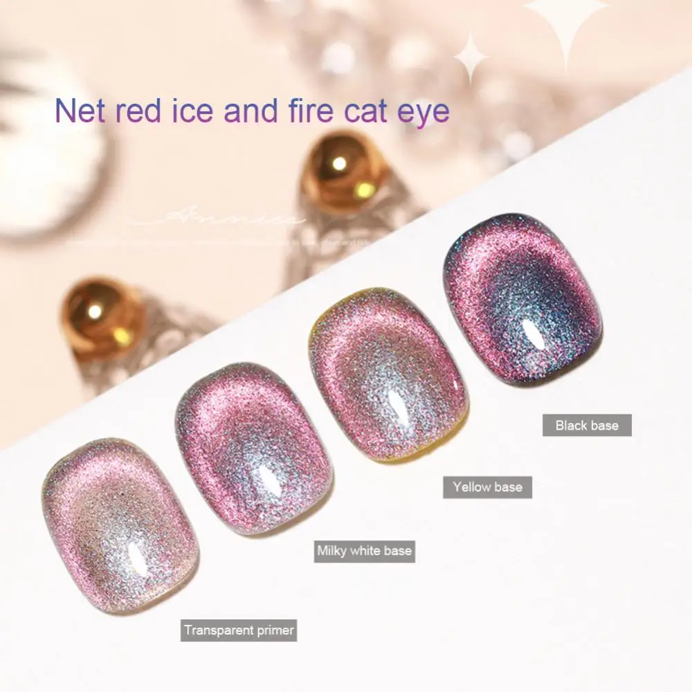 Soak Off Easy Soak-off Removal High-quality Reflective Glitter Soak Off Gel Magnetic Reflective Glitter Cat Eye Nail Polish